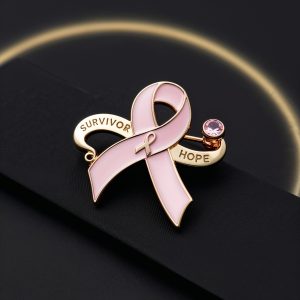 Breast cancer lapel pins