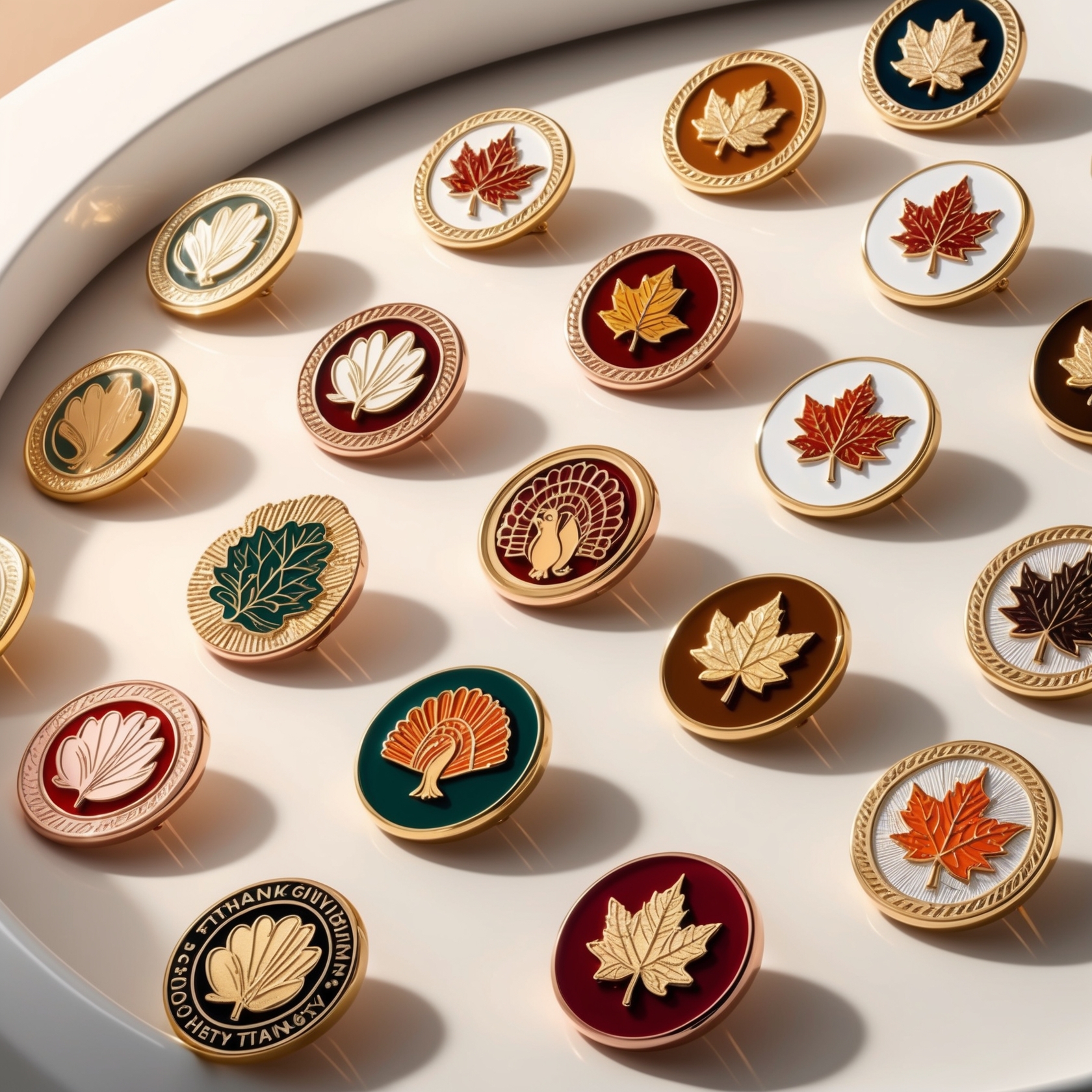 Custom Thanksgiving lapel pins